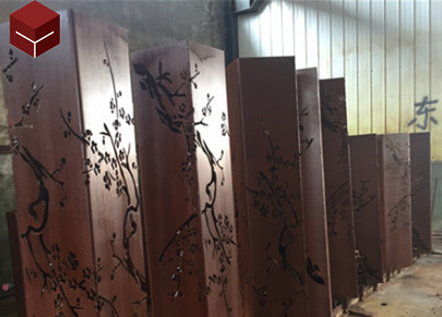 processed corten steel