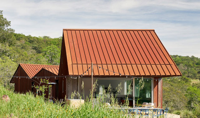 High temperature resistance weathering steel roof