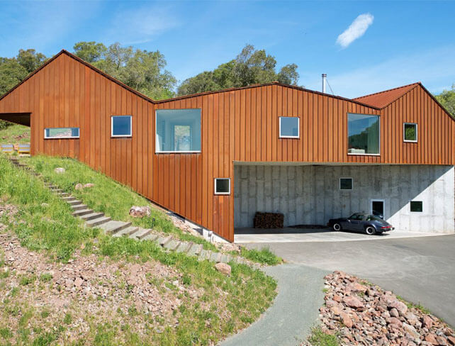 Can the corten steel house used at wildfire prone area?