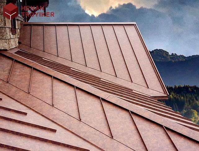Corten metal roofing