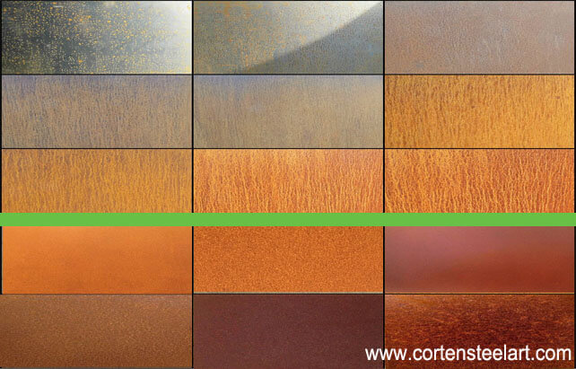 Troyiker Factory corten surface color