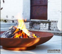 The features of corten steel fire pit