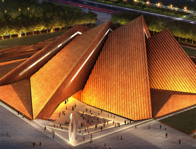 Corten roof Datong Art Museum-Looking forward to in 2020
