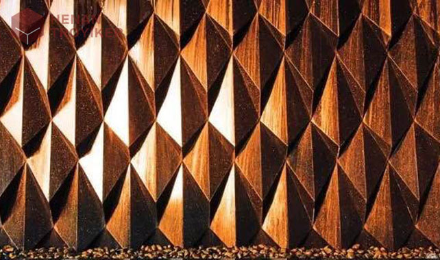 corten wall shape