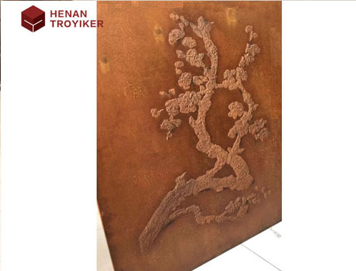 Relief Corten Screen art