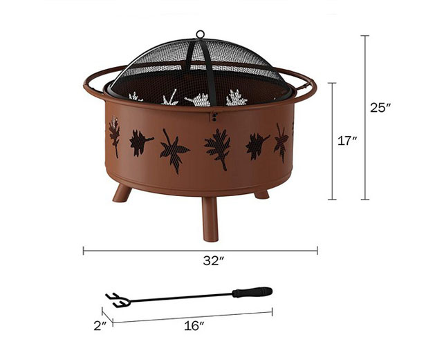 Fab corten steel fire pit