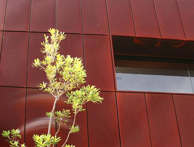 pre weathered corten metal cassette panel