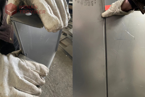 custom corten steel panels self checking