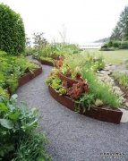 The benefit of corten steel garden edging