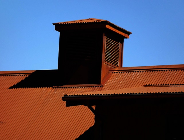 corten steel roof