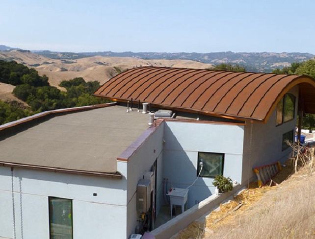 corten steel roof