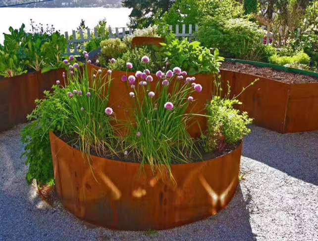 corten steel edging